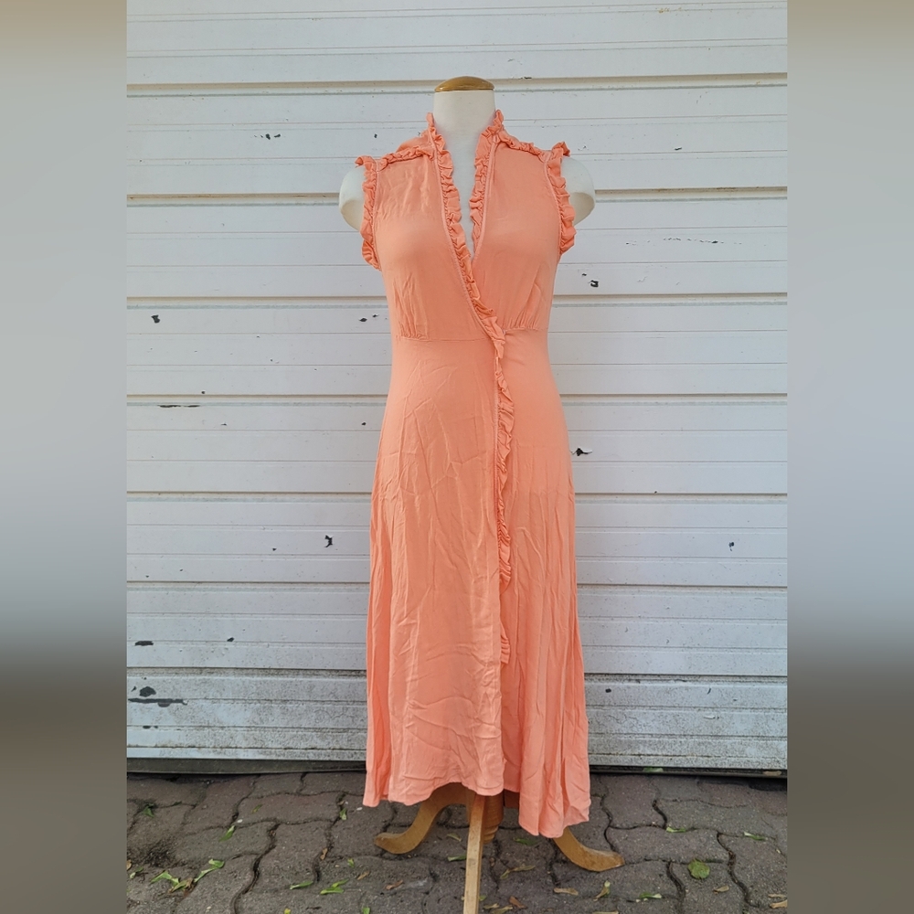 Sleeveless Wrap Dress By YFB